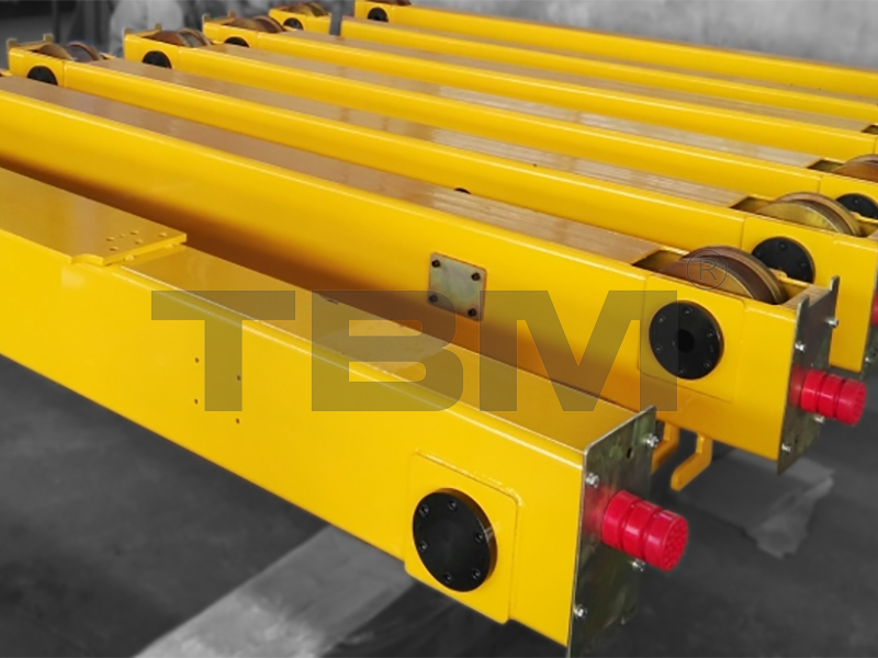End Carriages for Single Girder Cranes/conductor system